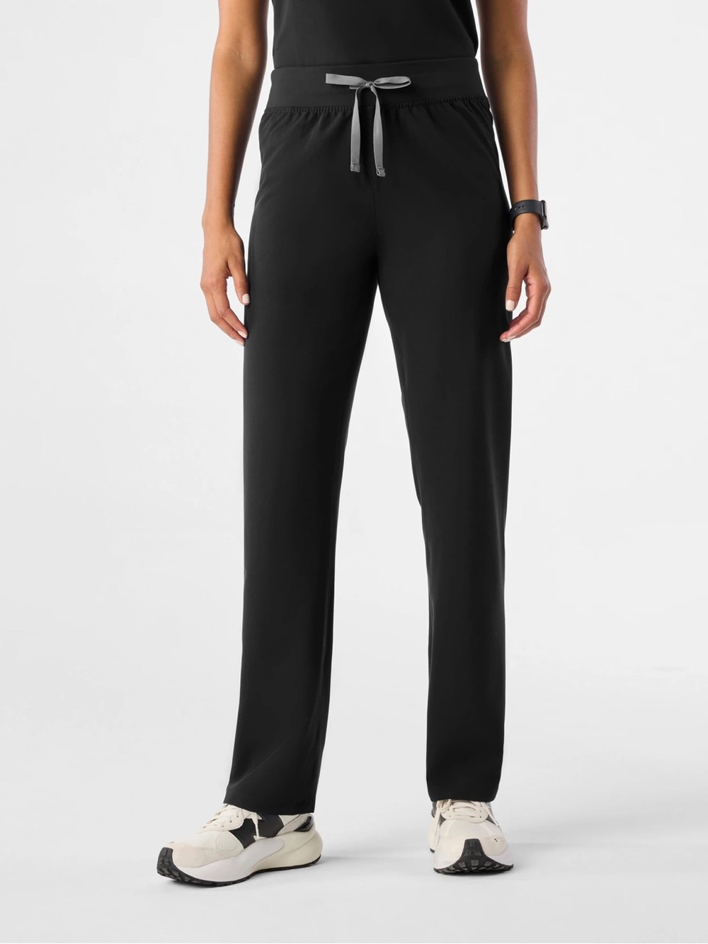 ✨ FIGS Livingston High-Rise Straight Leg Scrub Pants Black Women's XXL